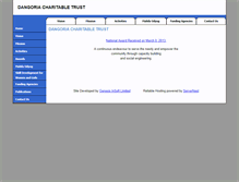 Tablet Screenshot of dangoriatrust.org.in